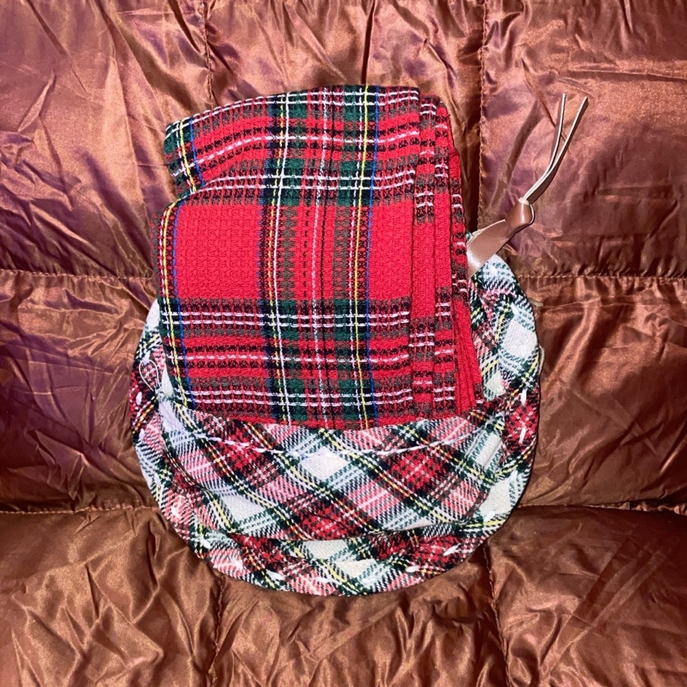 NWT MUD PIE Oven Mitt & matching hand towel. - Picture 2 of 3